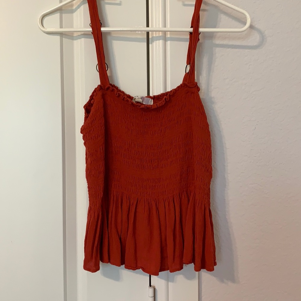 Burnt orange tank top
